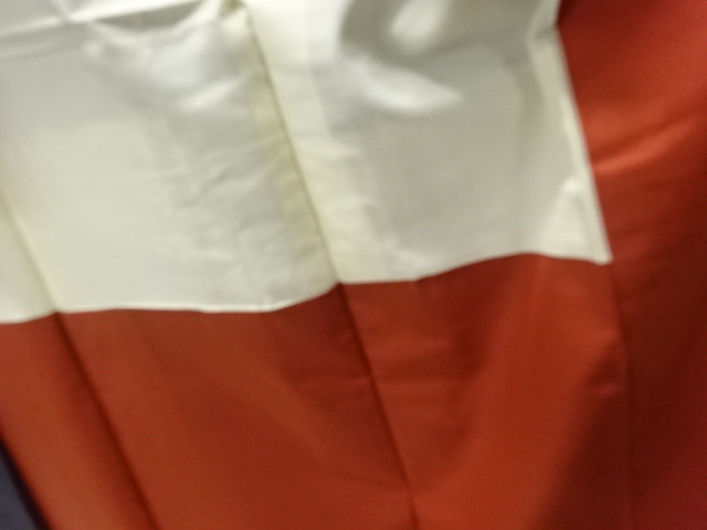  草花模様織り出し本場泥大島紬着物(7マルキ)